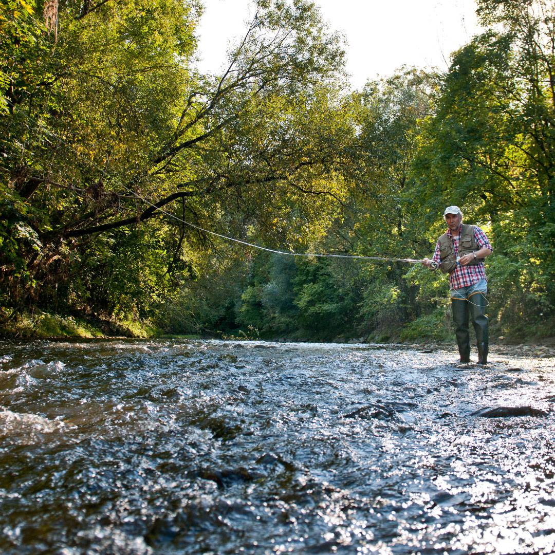 flyfishing at our river the mühlheimer ache