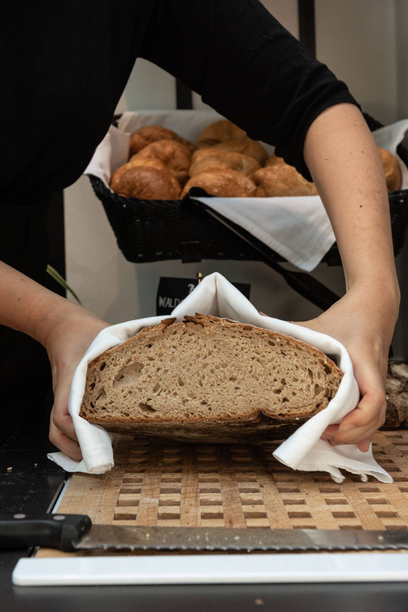 Frischer Laib Brot