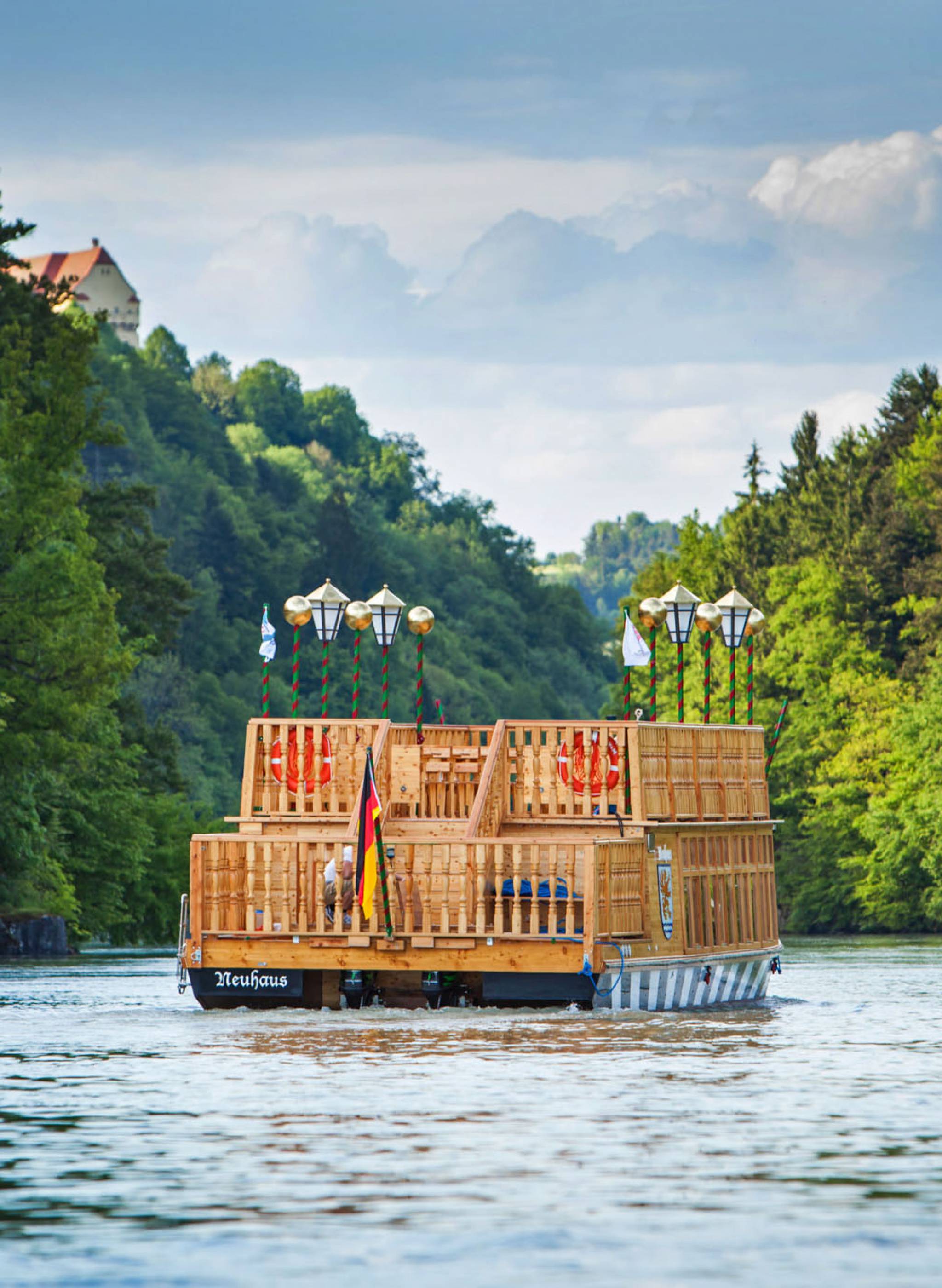 Boot fahren bei Schärding