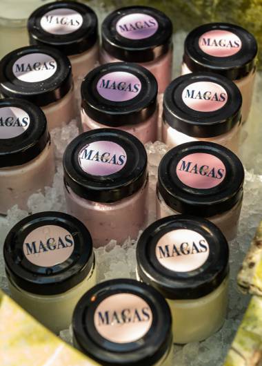 Maga's fresh yoghurt jars