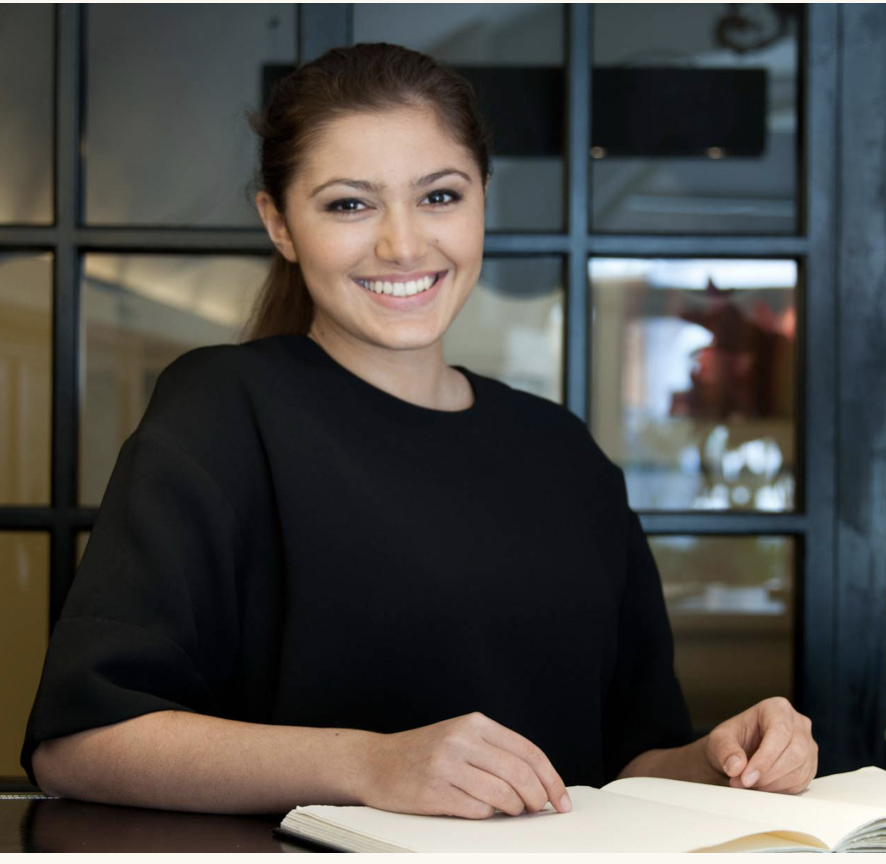 receptionist at the hotel forstinger